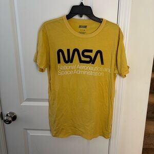 NASA Mustard Yellow Short Sleeve Men's Tee